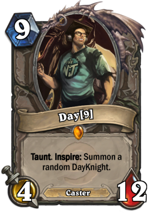 Artist drawing of Day[9] hearthstone card
